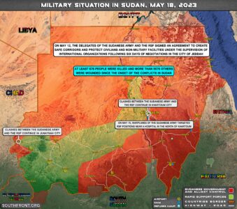 Military Situation In Sudan On May 18, 2023 (Map Update)